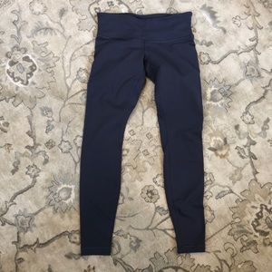 Lululemon purple/grey Capri leggings
